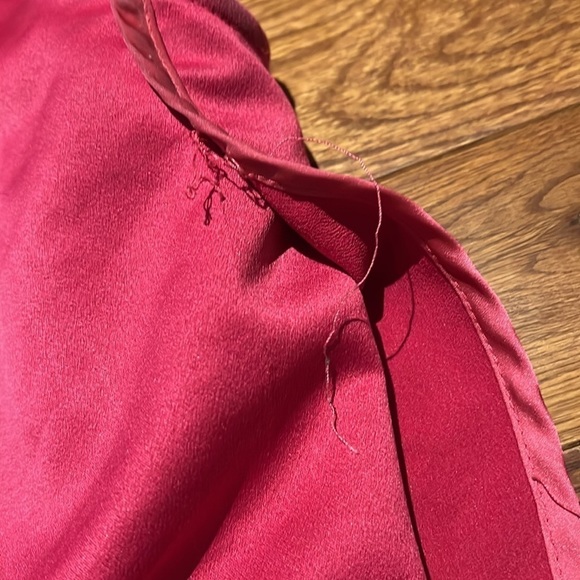 Costa Blanca pink satin  vintage style tank top blouse Sz L - Picture 6 of 11